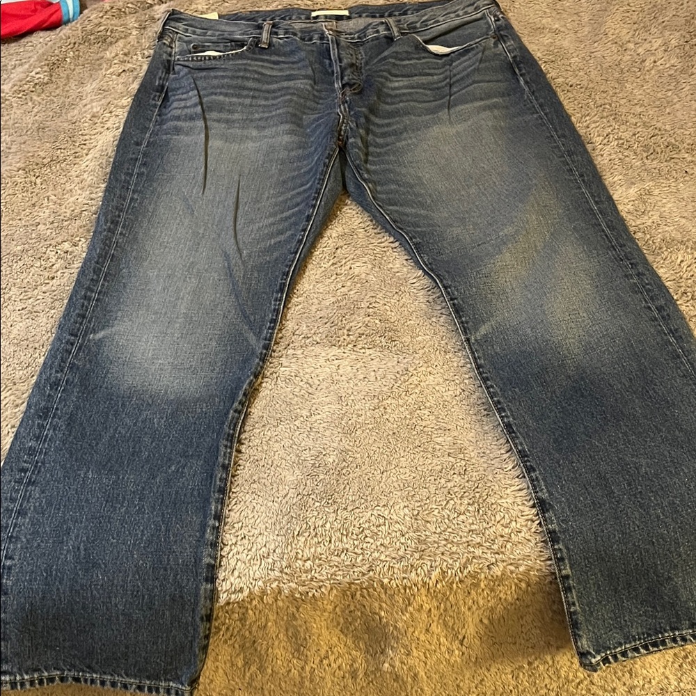 Abercrombie & Fitch Relaxed Fit Dark Blue Jeans
